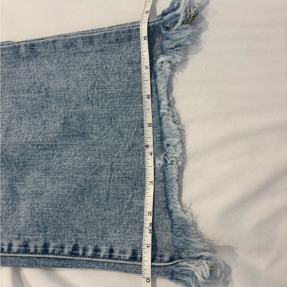 Harper (Francesca's Collections) Distressed Y2K High Rise flare Jeans - Picture 7 of 8